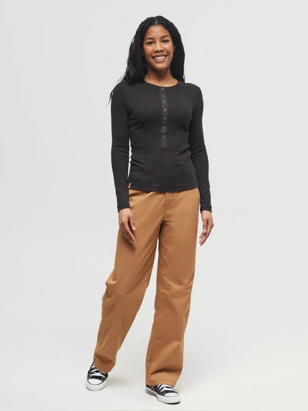 Tentree Techblend carpenter pants in brown